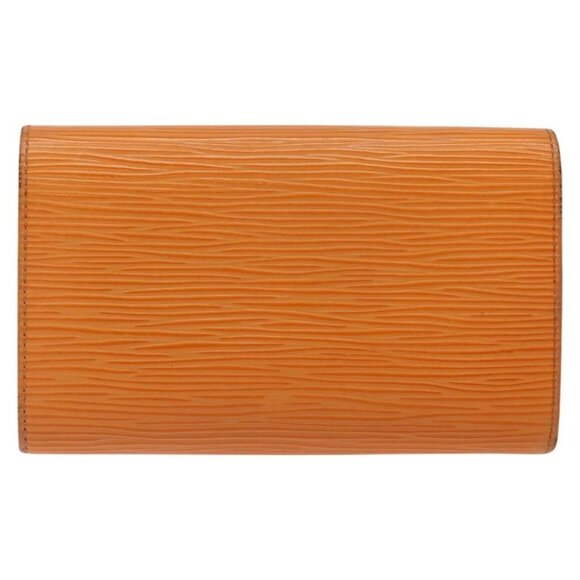 LOUIS VUITTON Epi Porte Monnaie Billets Tresor Mandarin M6350H LV Auth 123533 - Picture 3 of 15